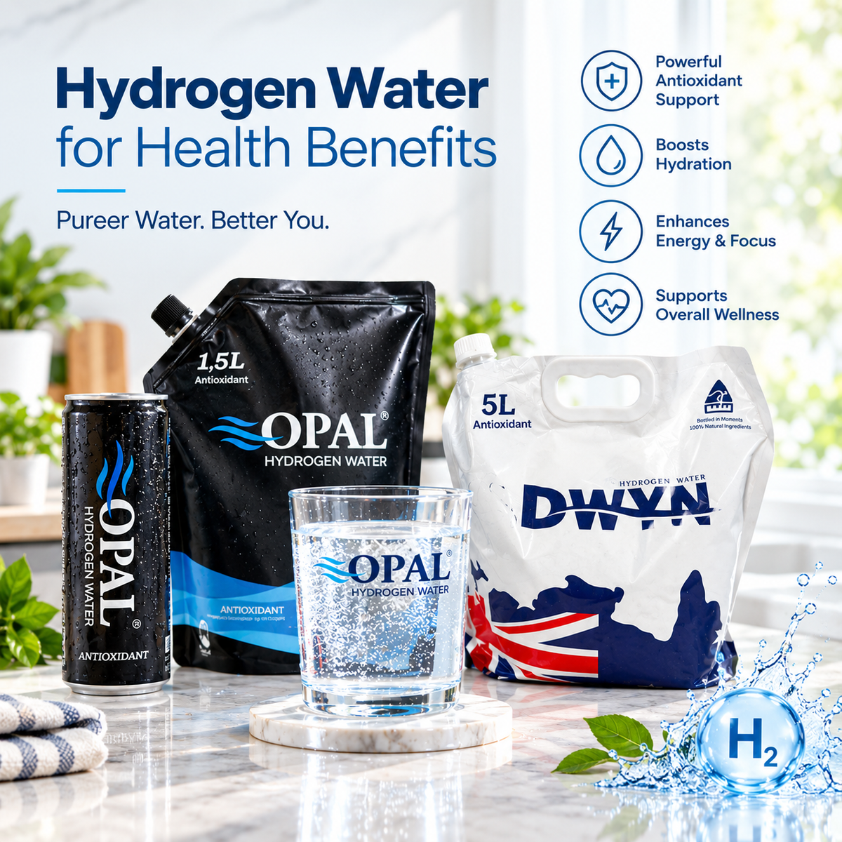 Hydrogen Water for Health Benefits: What Does the Research Actually Say?