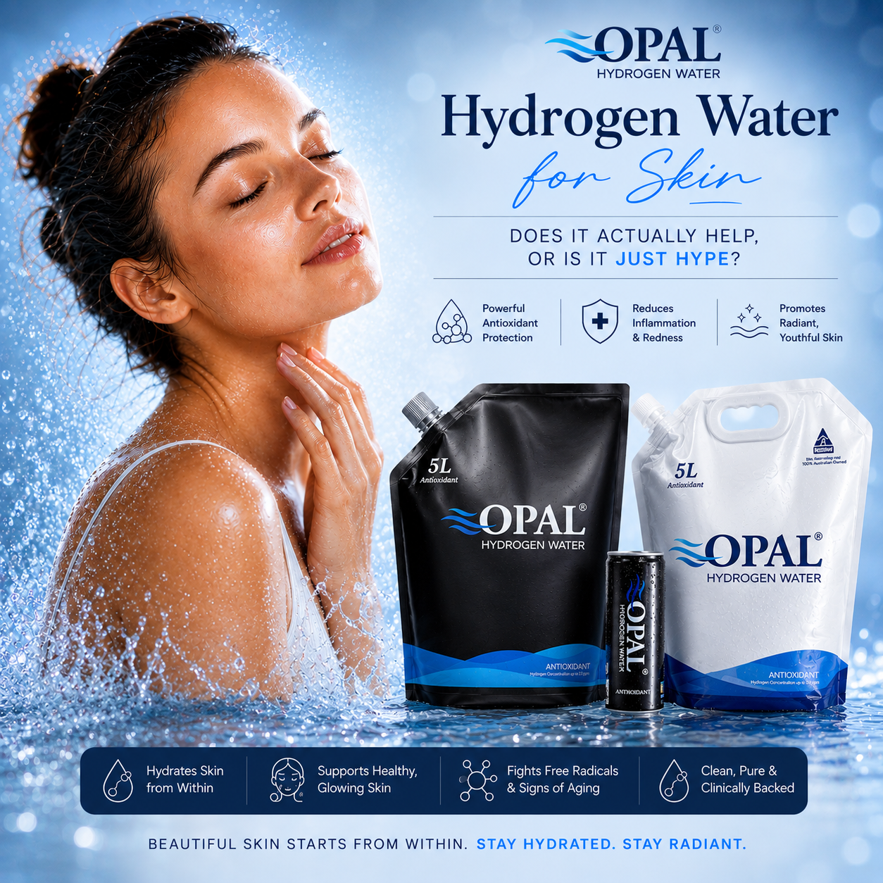 Hydrogen Water for Skin: Does It Actually Help, or Is It Just Hype?