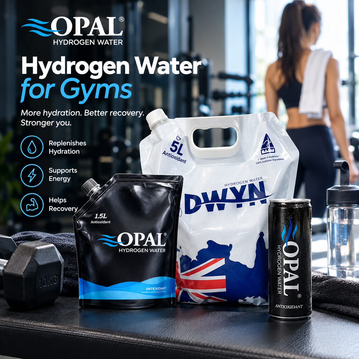 Hydrogen Water for Gyms: Does It Actually Help Workout Recovery?