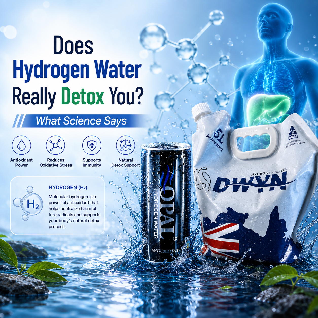Does Hydrogen Water Really Detox You? What Science Says