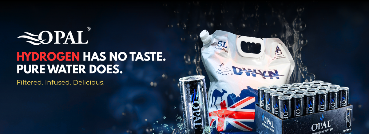 Hydrogen has no taste. Pure water does. Filtered. Infused. Delicious.