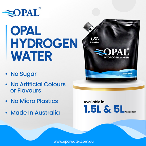 Opal Water 1.5L Hydrogen Water Bag -Black Edition